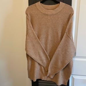 Aerie waffle oversized sweater